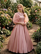 Dusty Rose Satin Rimlight Teen