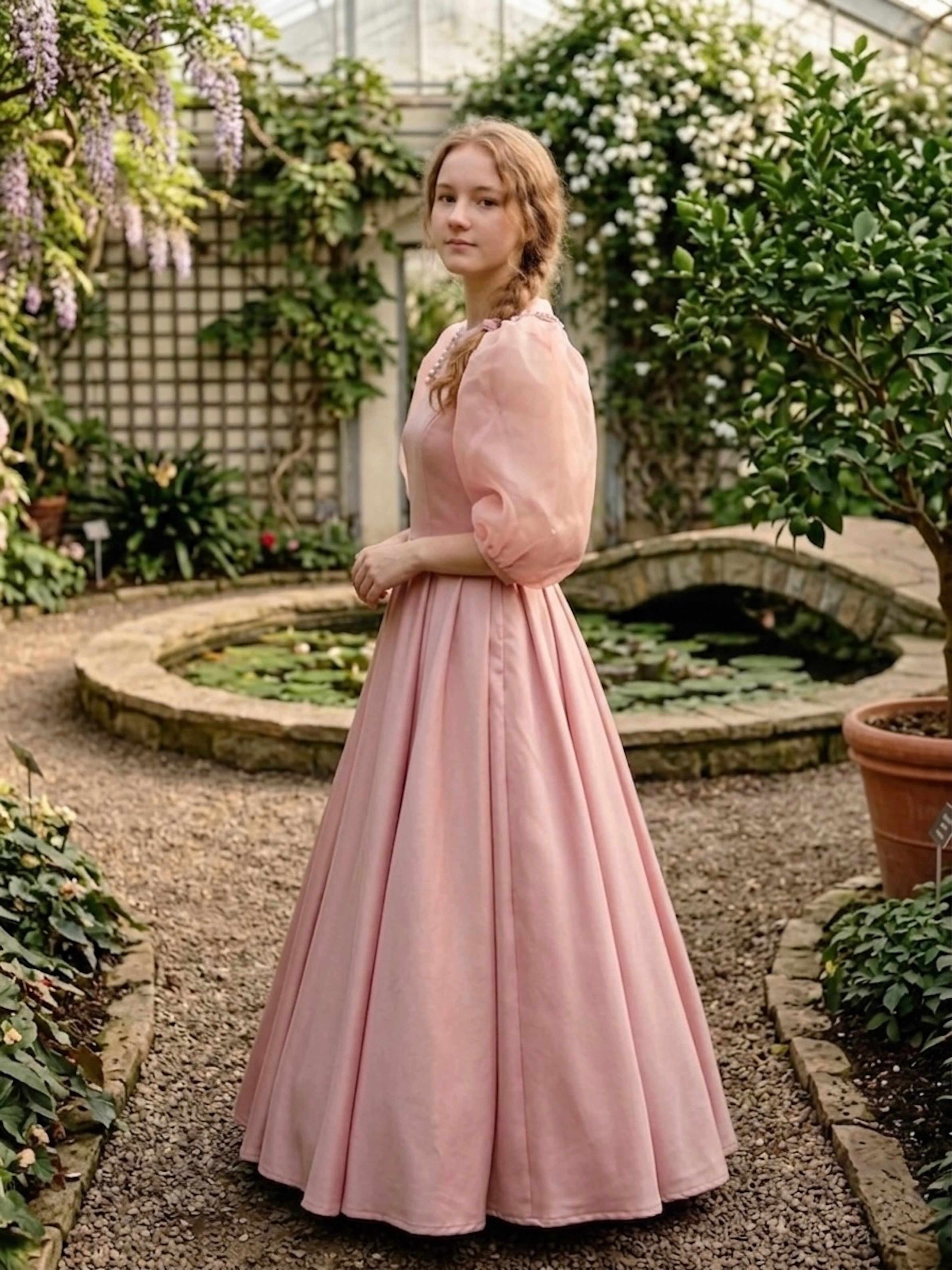 Dusty Rose Satin Rimlight Teen