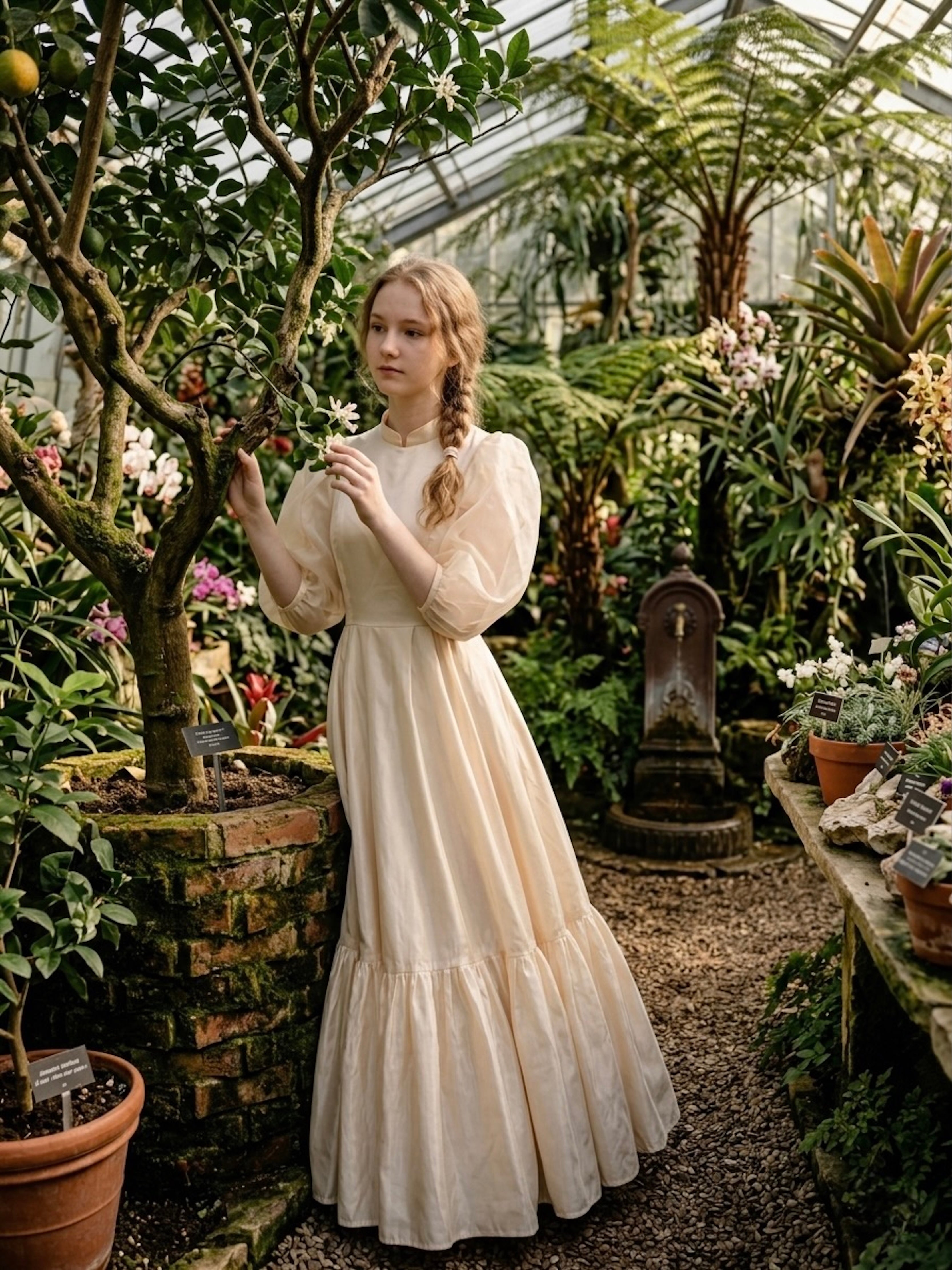 Cream Silky Grace Teen