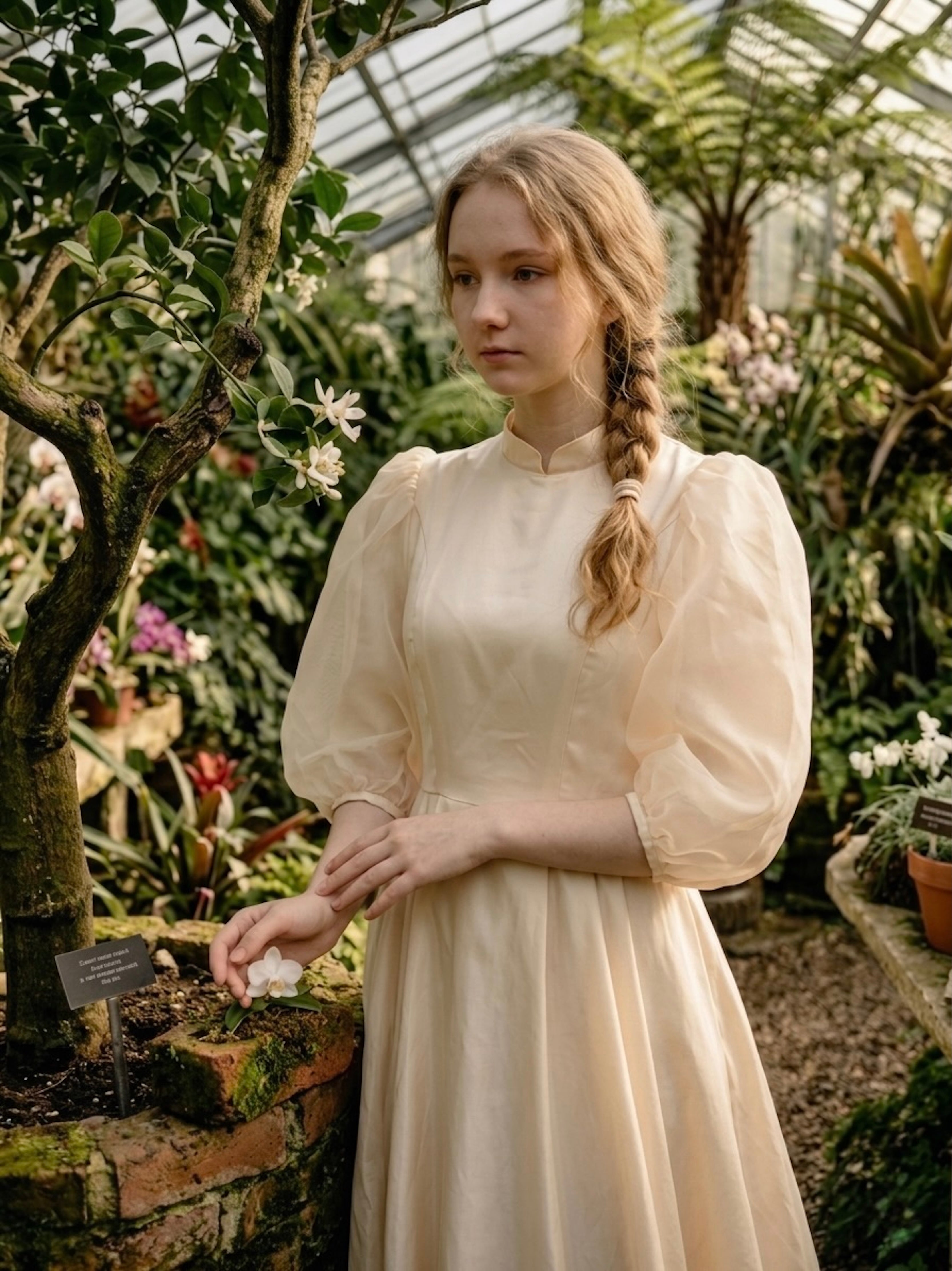 Cream Silky Grace Teen