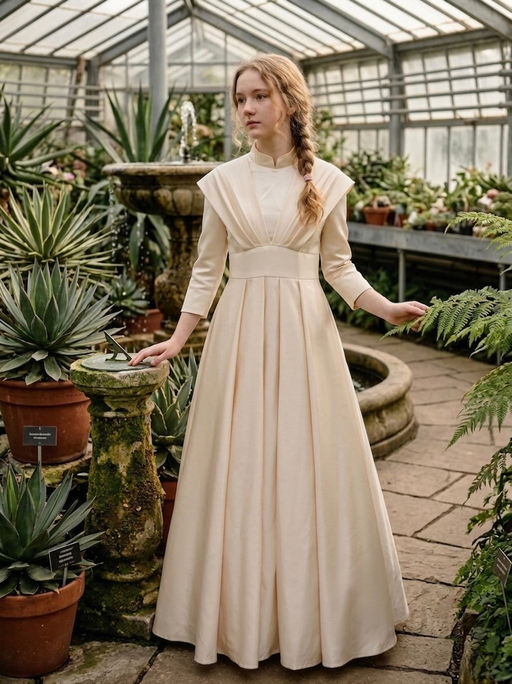 Cream Satin Arc Teen