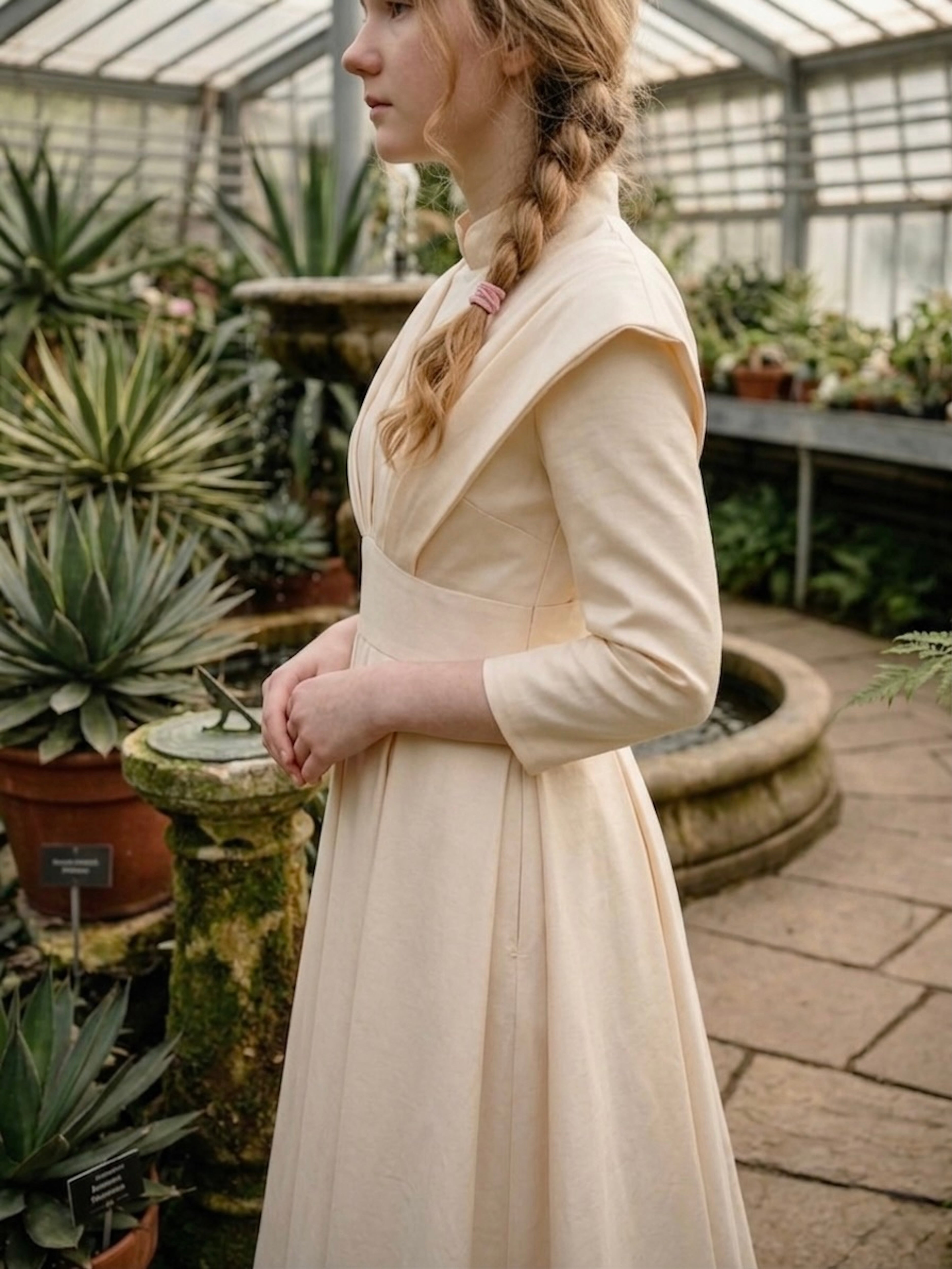 Cream Satin Arc Teen