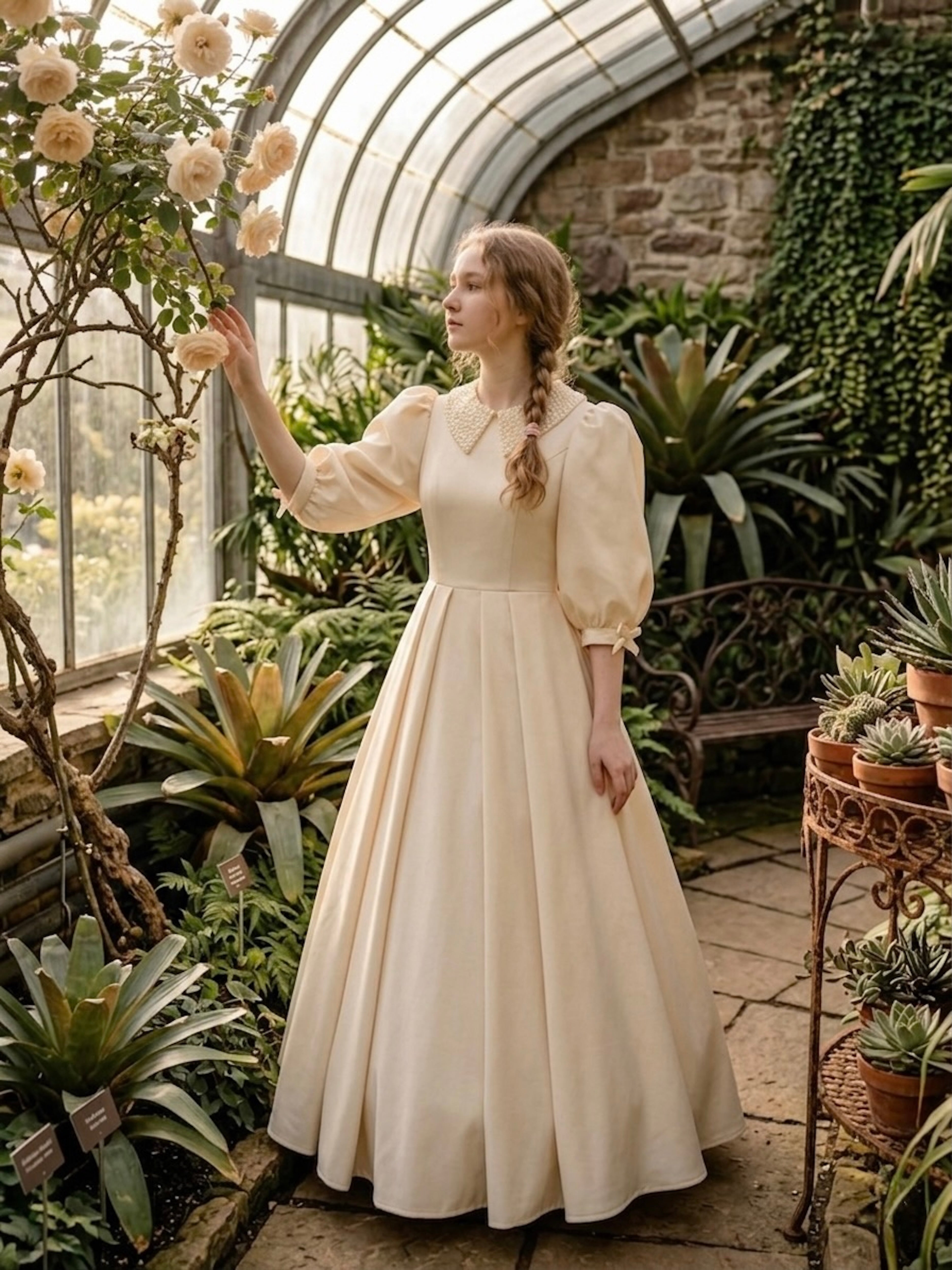 Cream Pearl Point Teen