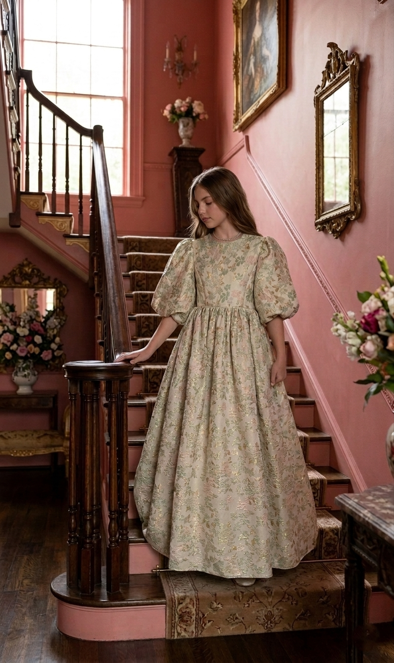 Soft Petal Brocade Teen