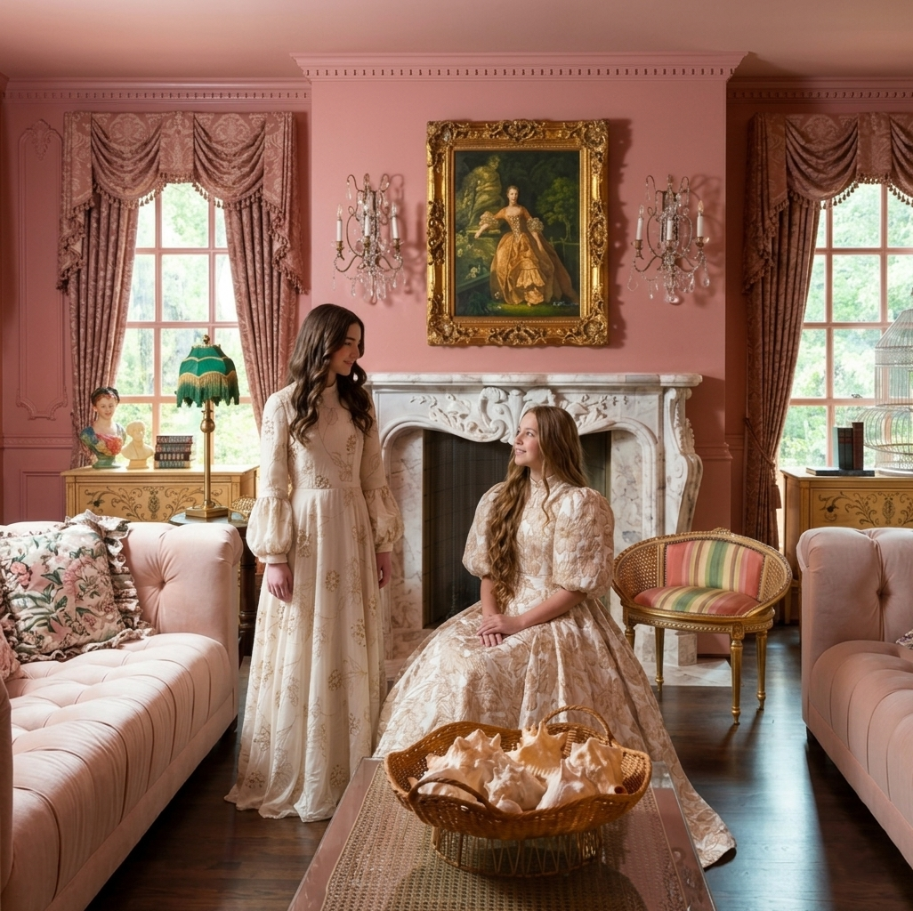 Champagne Chiffon Stitchbloom Teen & Bronze Grand Petal Teen