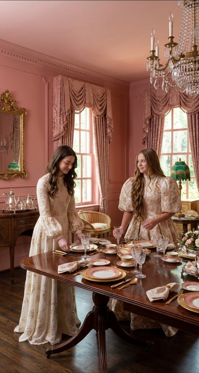 Champagne Chiffon Stitchbloom Teen & Bronze Grand Petal Teen