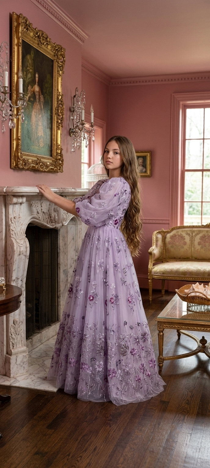 purple butterfly dress KissProm Lavender Tulle Ball Gown Sweetheart Quinceanera With Butterflies, Lavender / 20 See sheer She's A Butterfly Romper