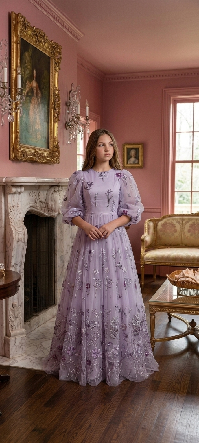 Lavender Butterfly Meadow Teen