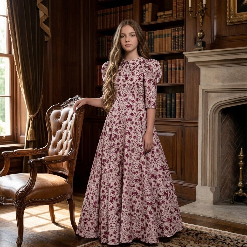 Berry Brocade Teen