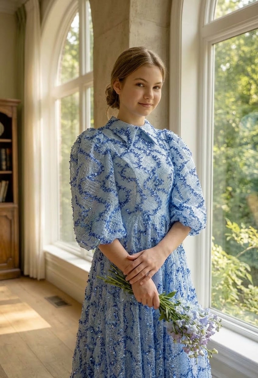 Blue Lace Gleam Teen