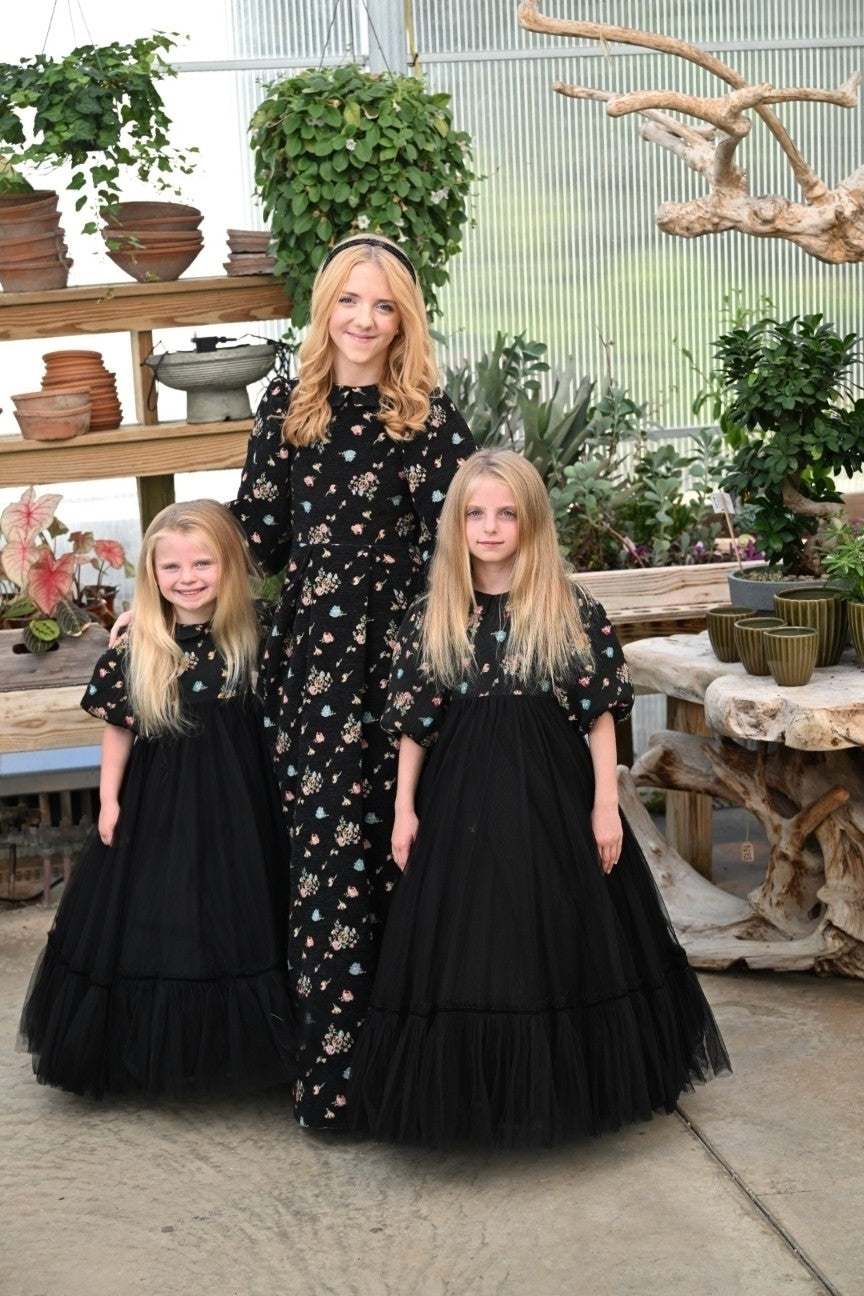 Black Garden Brocade