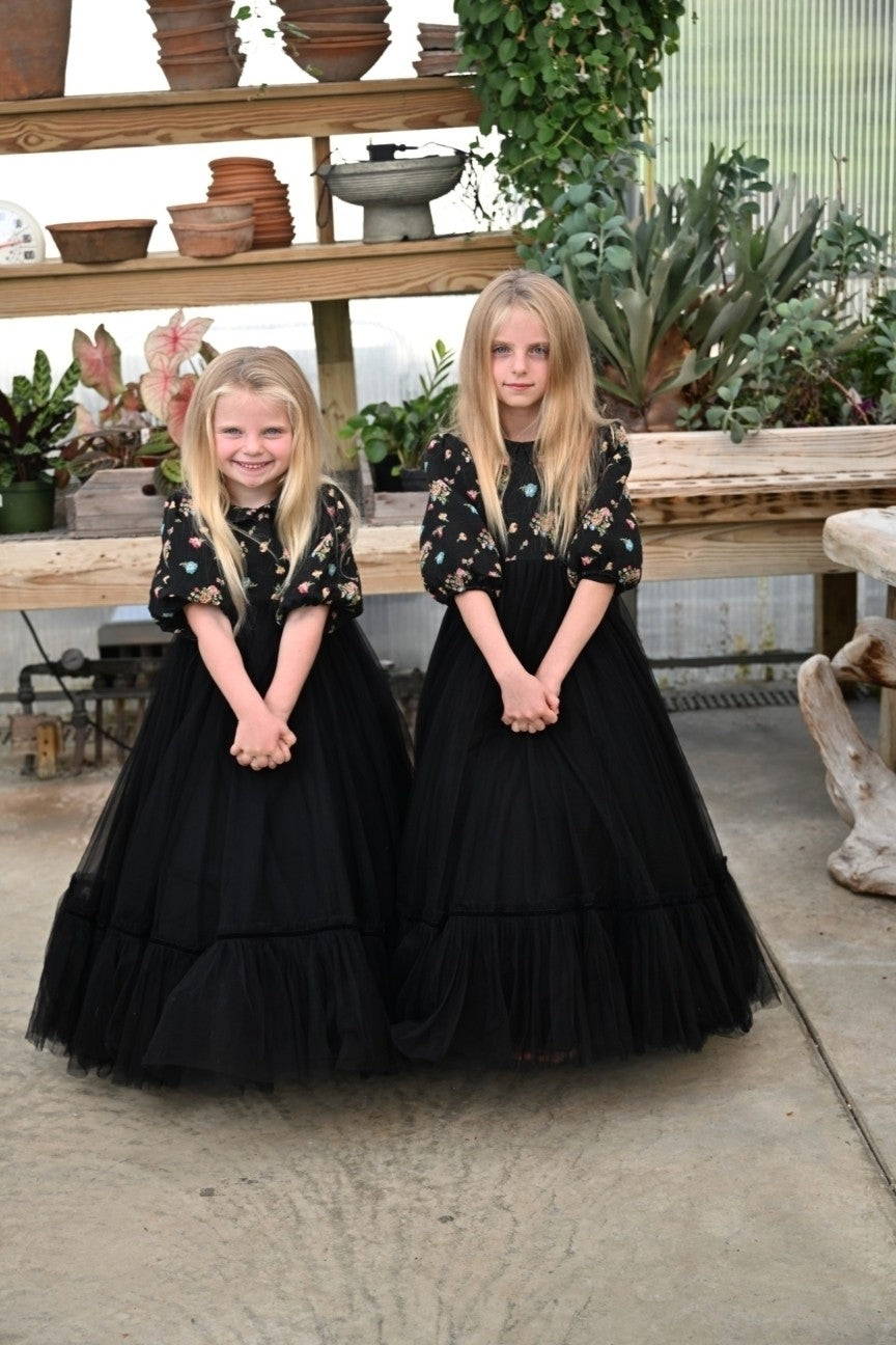 Black Garden Brocade