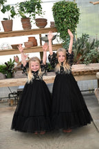 Black Garden Brocade