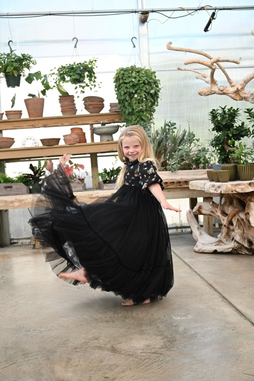 Black Garden Brocade