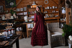 Burgundy Ruffle Looplace Teen