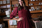 Burgundy Ruffle Looplace Teen