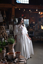 Ivory Satin Floret Teen