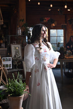 Ivory Satin Floret Teen