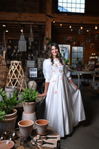 Ivory Satin Floret Teen