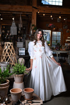 Ivory Satin Floret Teen