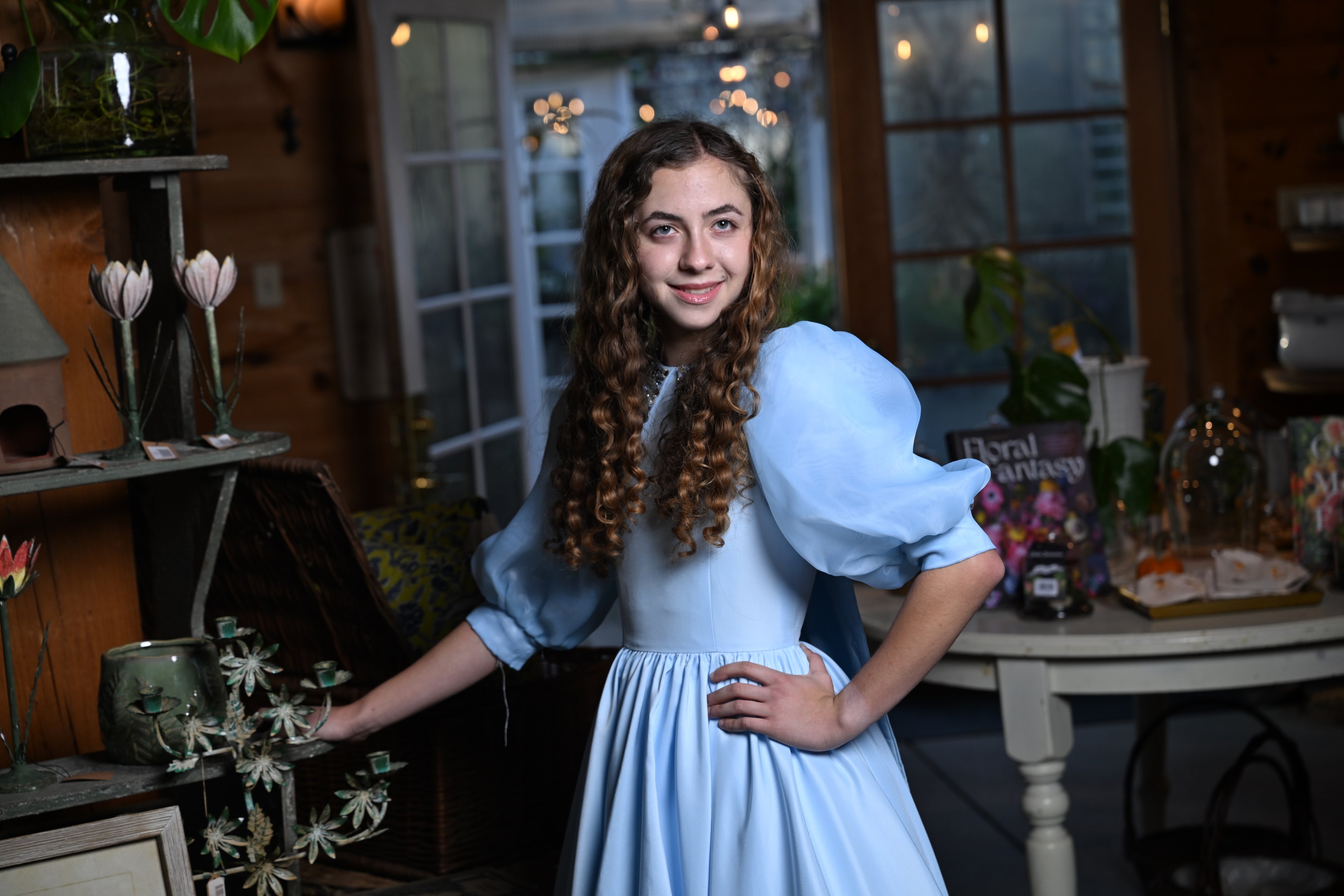 Light Blue Crystal Collar Teen