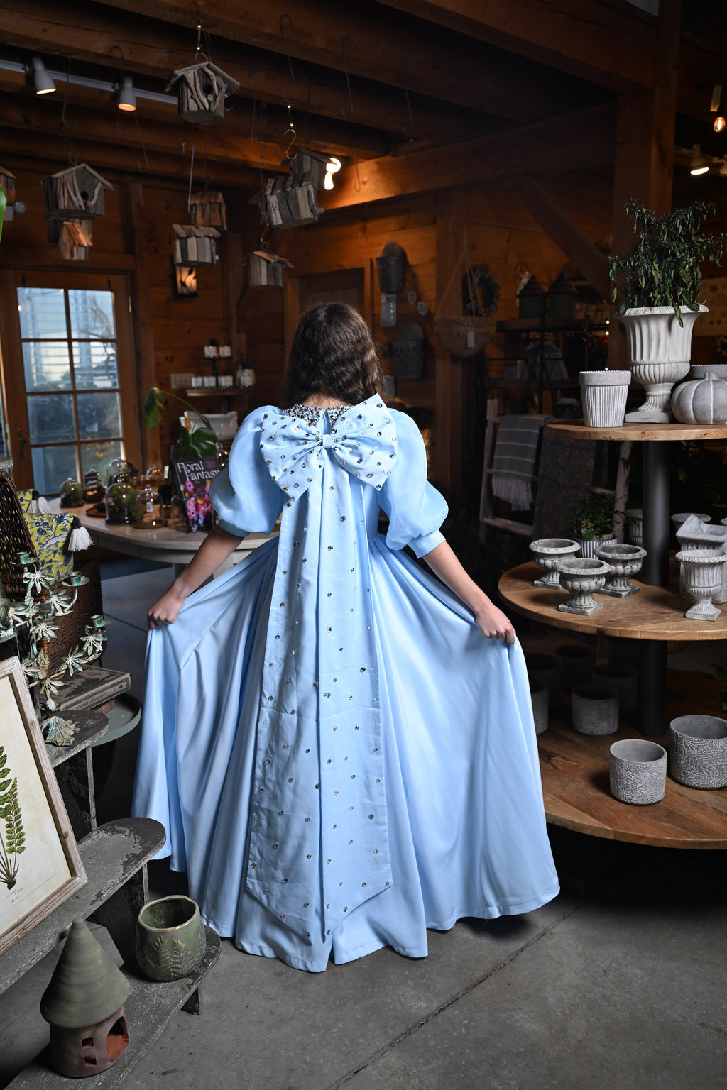 Light Blue Crystal Collar Teen