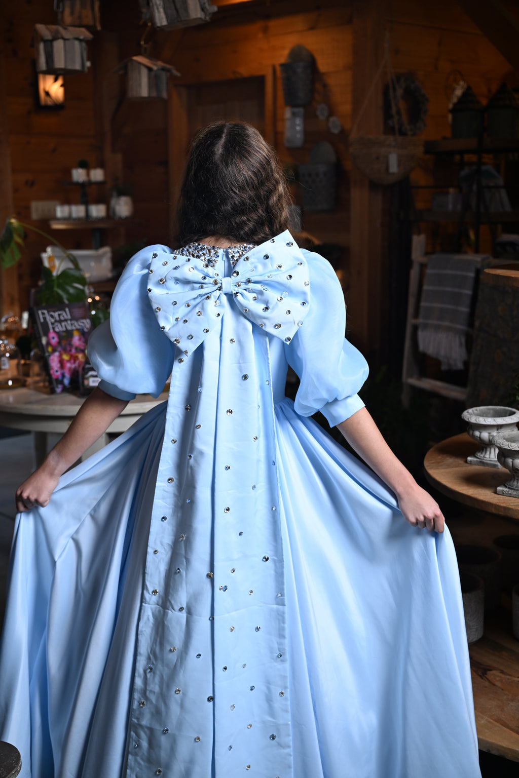 Light Blue Crystal Collar Teen