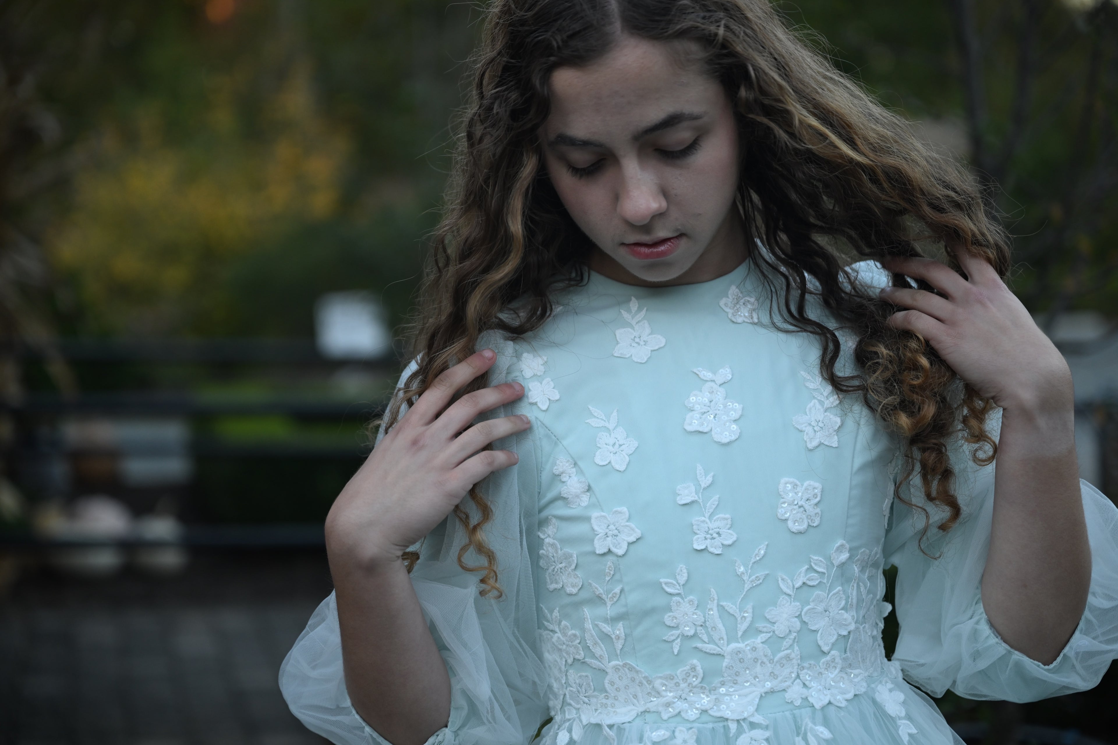 Mint Green Lacefall Teen