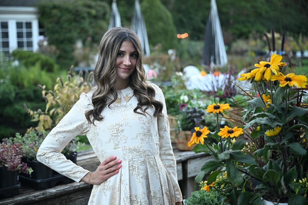 Gilded Jacquard Brocade Teen