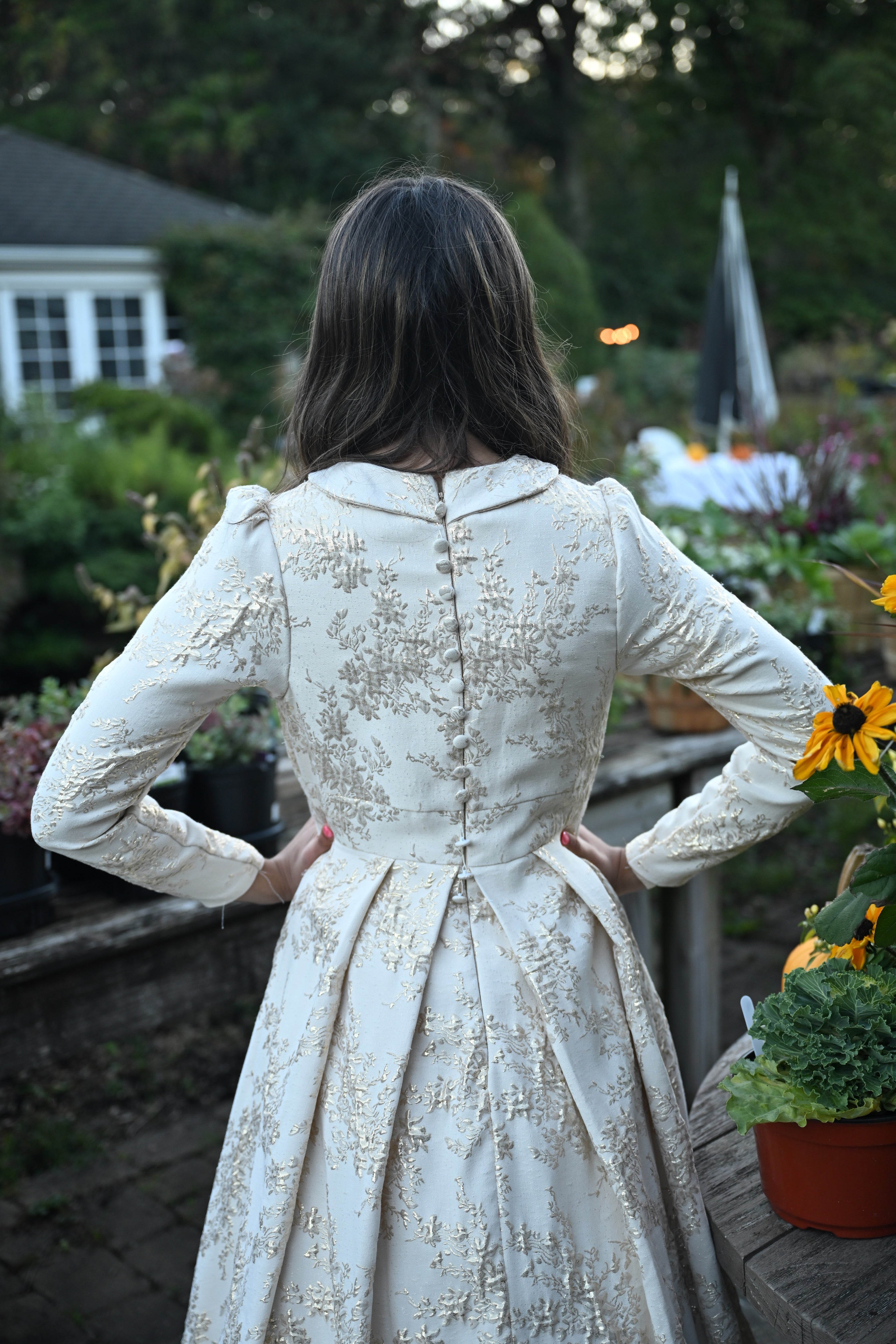 Gilded Jacquard Brocade Teen