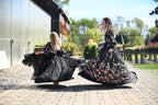 Black Dainty Daisy Teen & Black Scattered Stardust