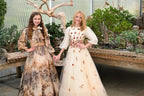 Autumn Foliage Teen & Cocoa Whirl Chiffon Teen
