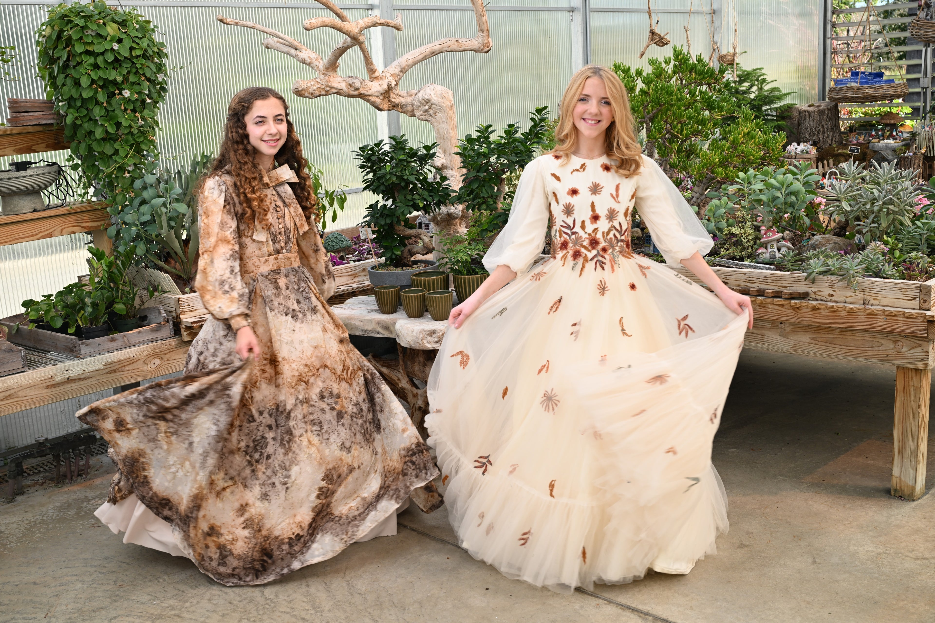 Autumn Foliage Teen & Cocoa Whirl Chiffon Teen