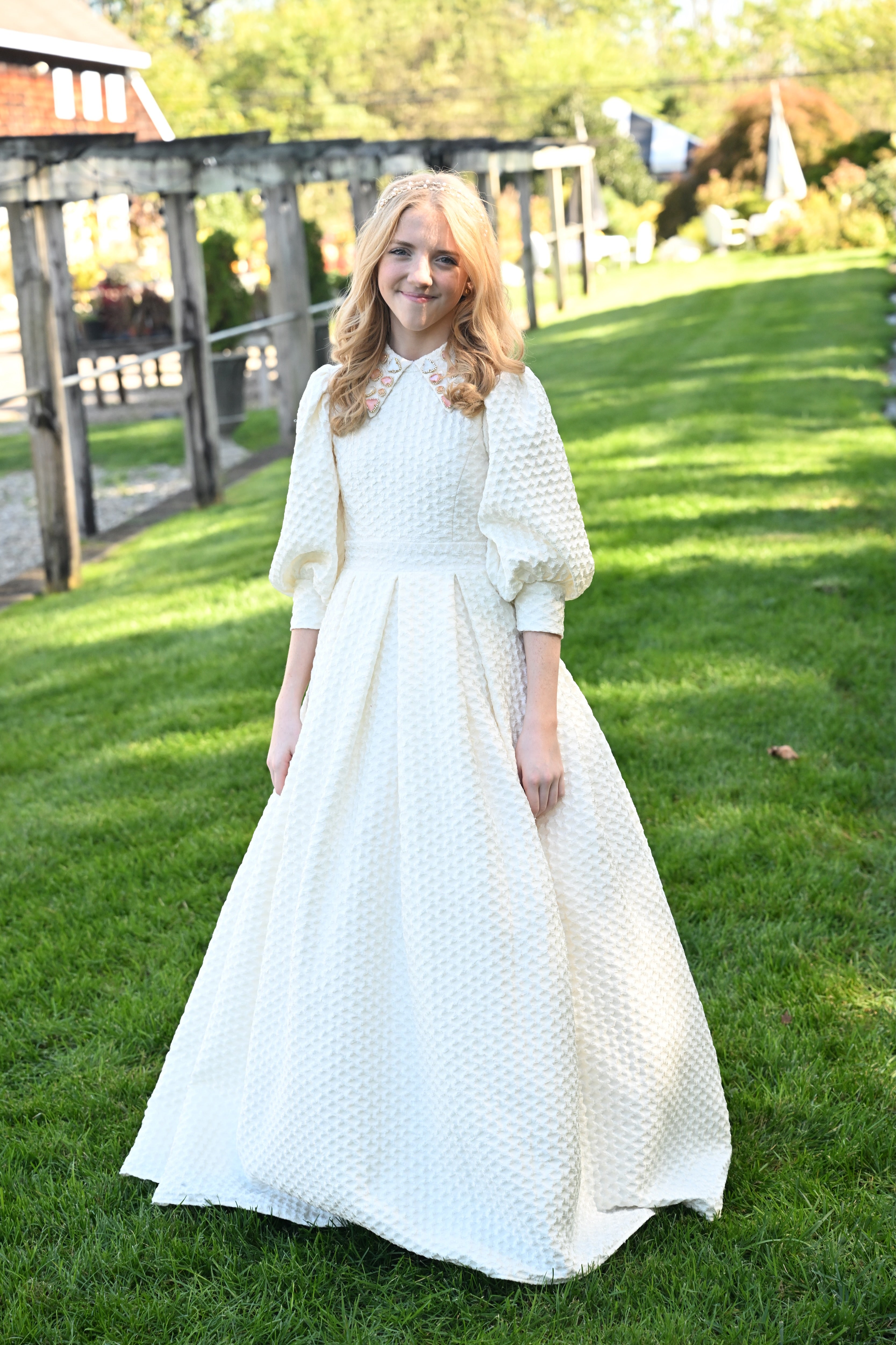 Cream Honeycomb Textured Teen