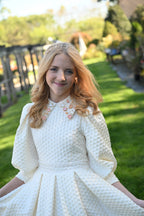Cream Honeycomb Textured Teen
