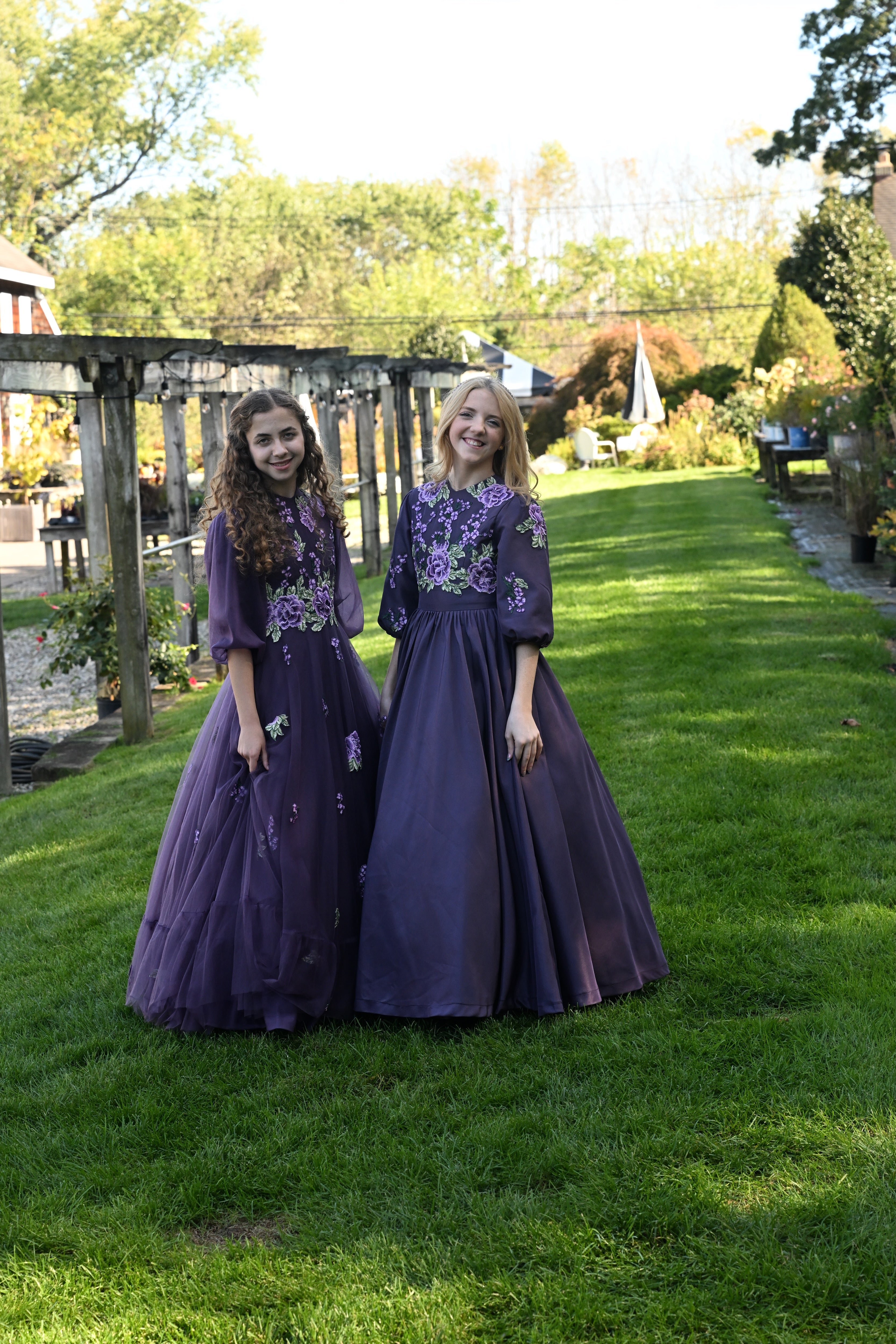 Plum Satinbloom Teen & Plum Petalfall Teen