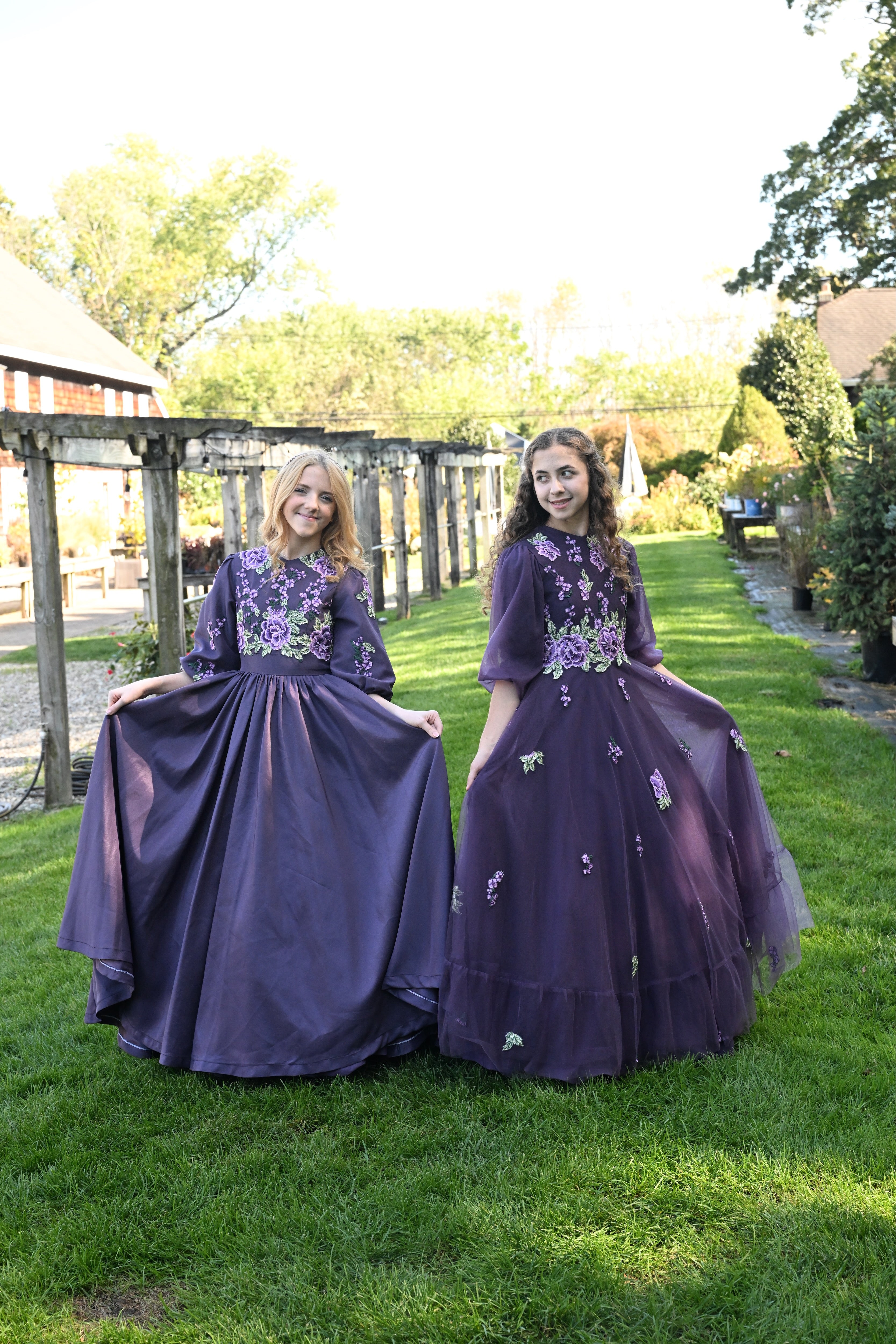 Plum Satinbloom Teen & Plum Petalfall Teen