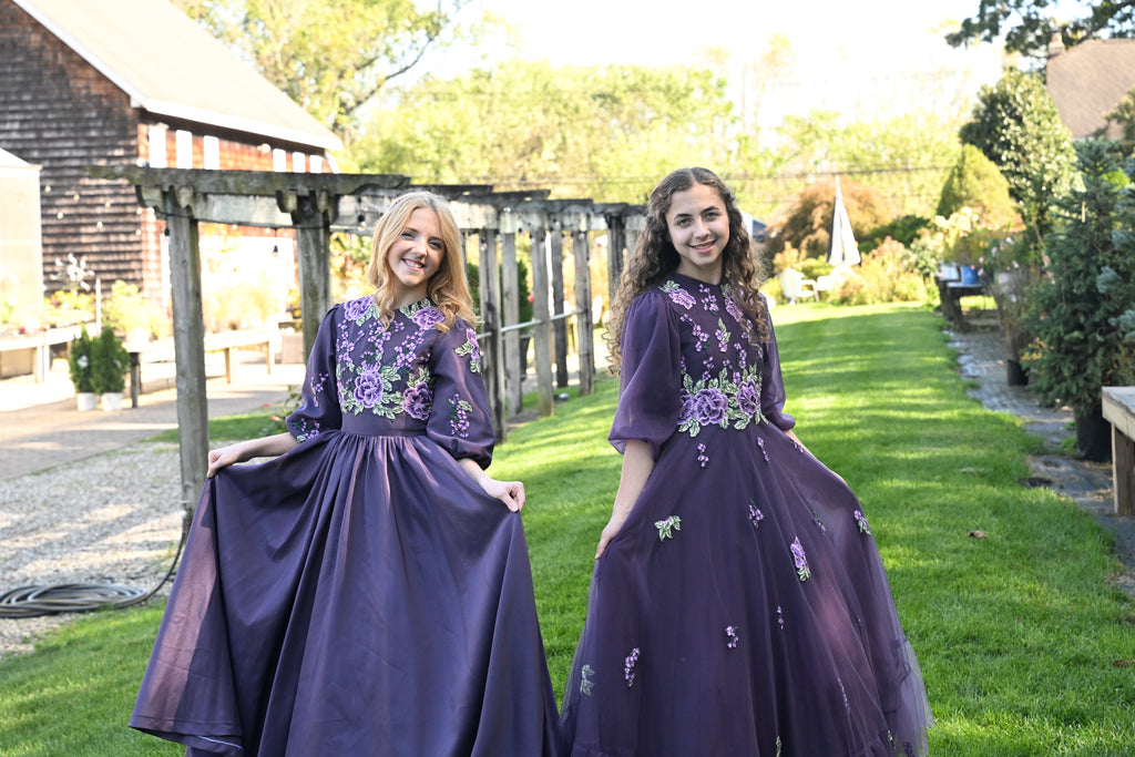 Plum Satinbloom Teen & Plum Petalfall Teen