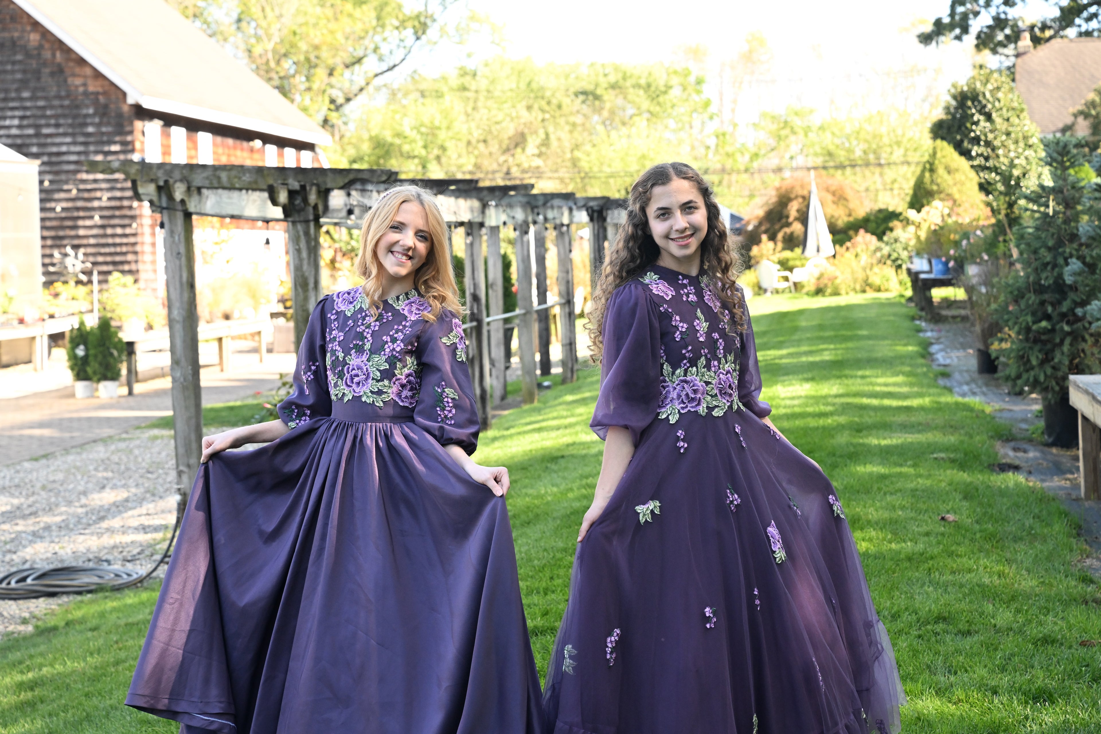 Plum Satinbloom Teen & Plum Petalfall Teen