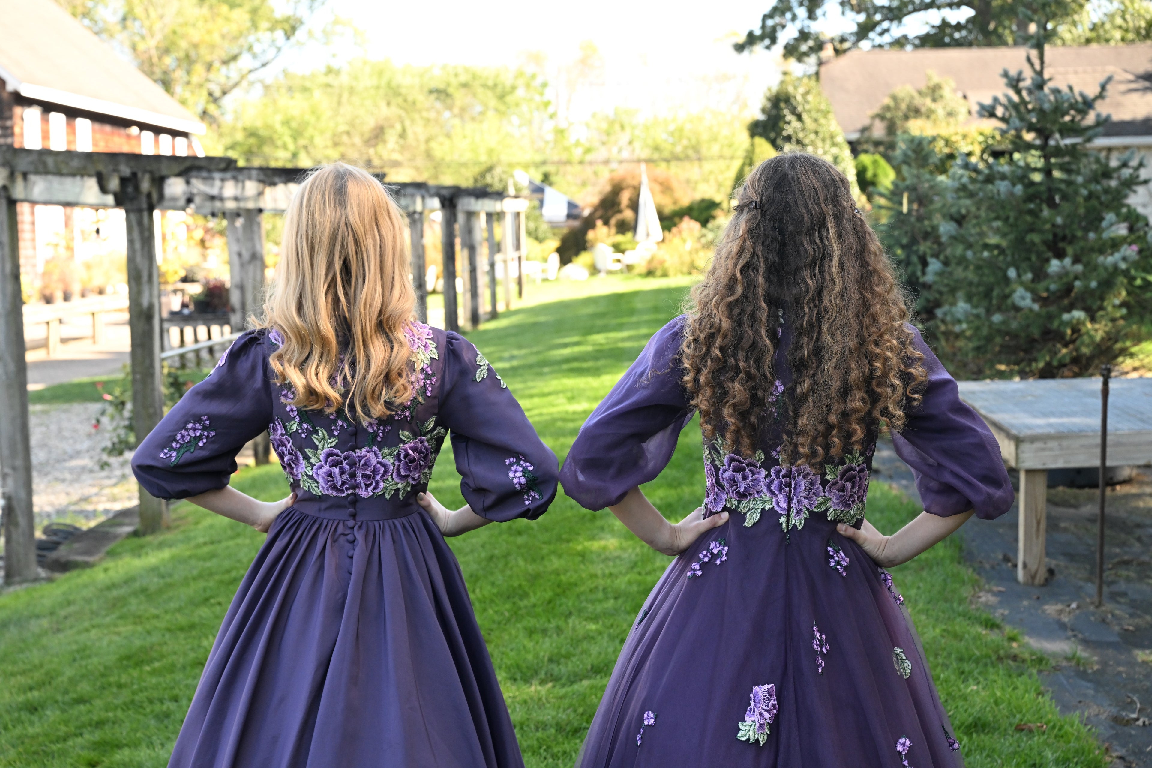 Plum Satinbloom Teen & Plum Petalfall Teen