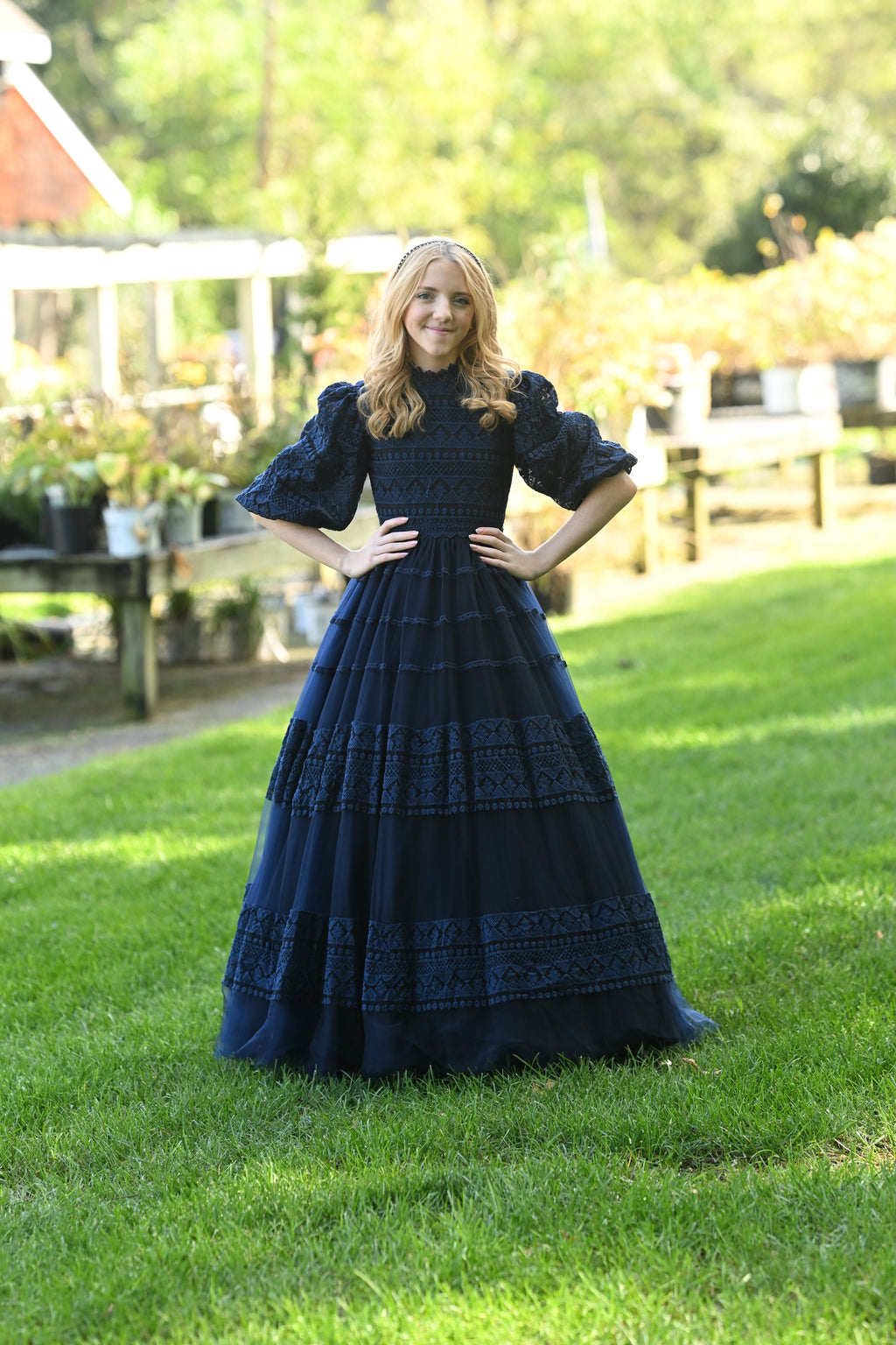 Navy Blue Laceband Teen