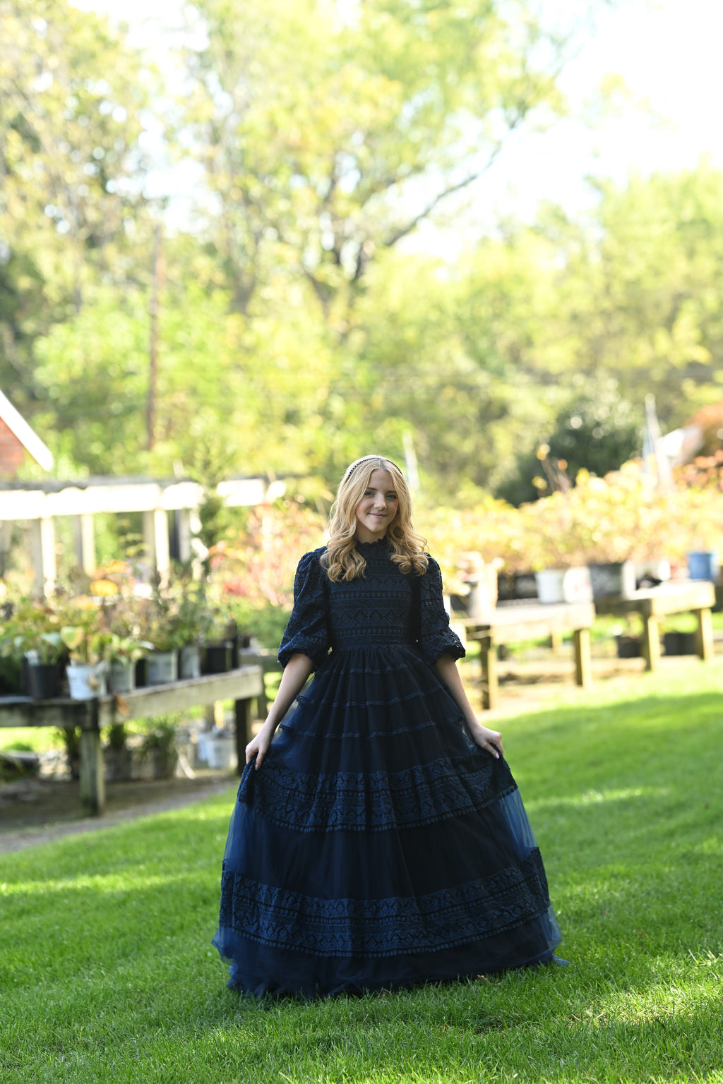Navy Blue Laceband Teen