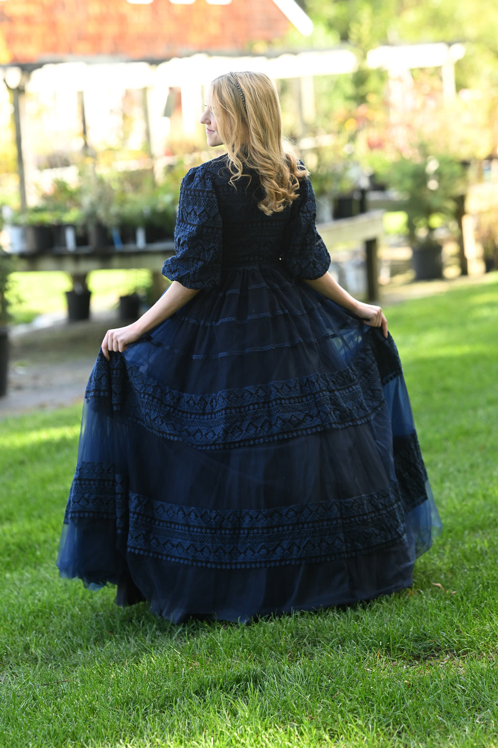 Navy Blue Laceband Teen