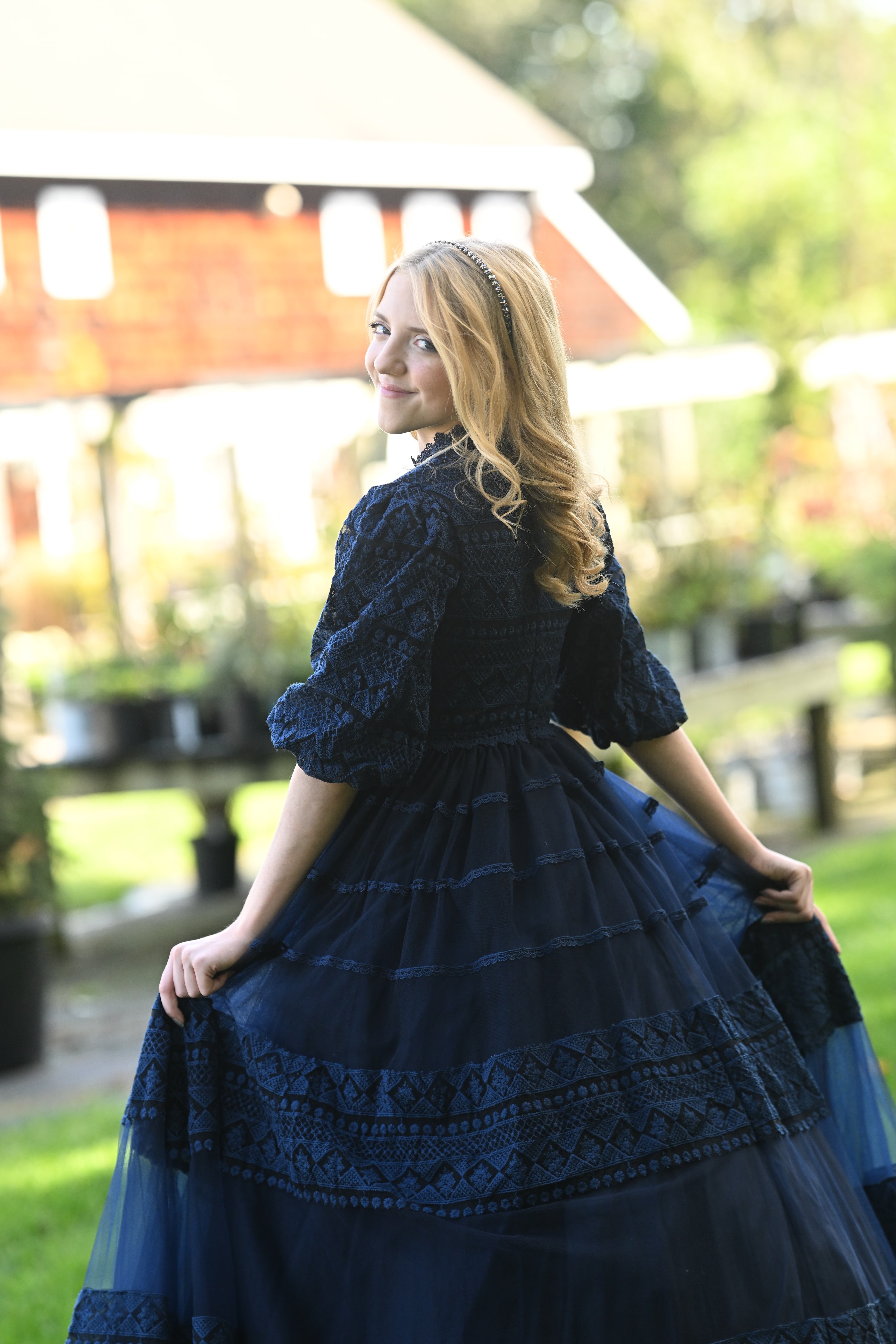 Navy Blue Laceband Teen