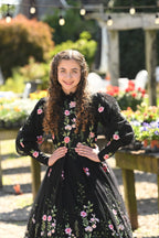 Black Dainty Daisy Teen