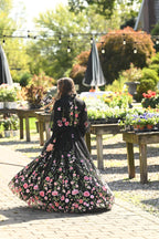 Black Dainty Daisy Teen