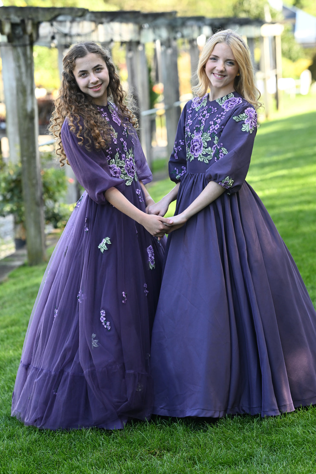 Plum Satinbloom Teen & Plum Petalfall Teen
