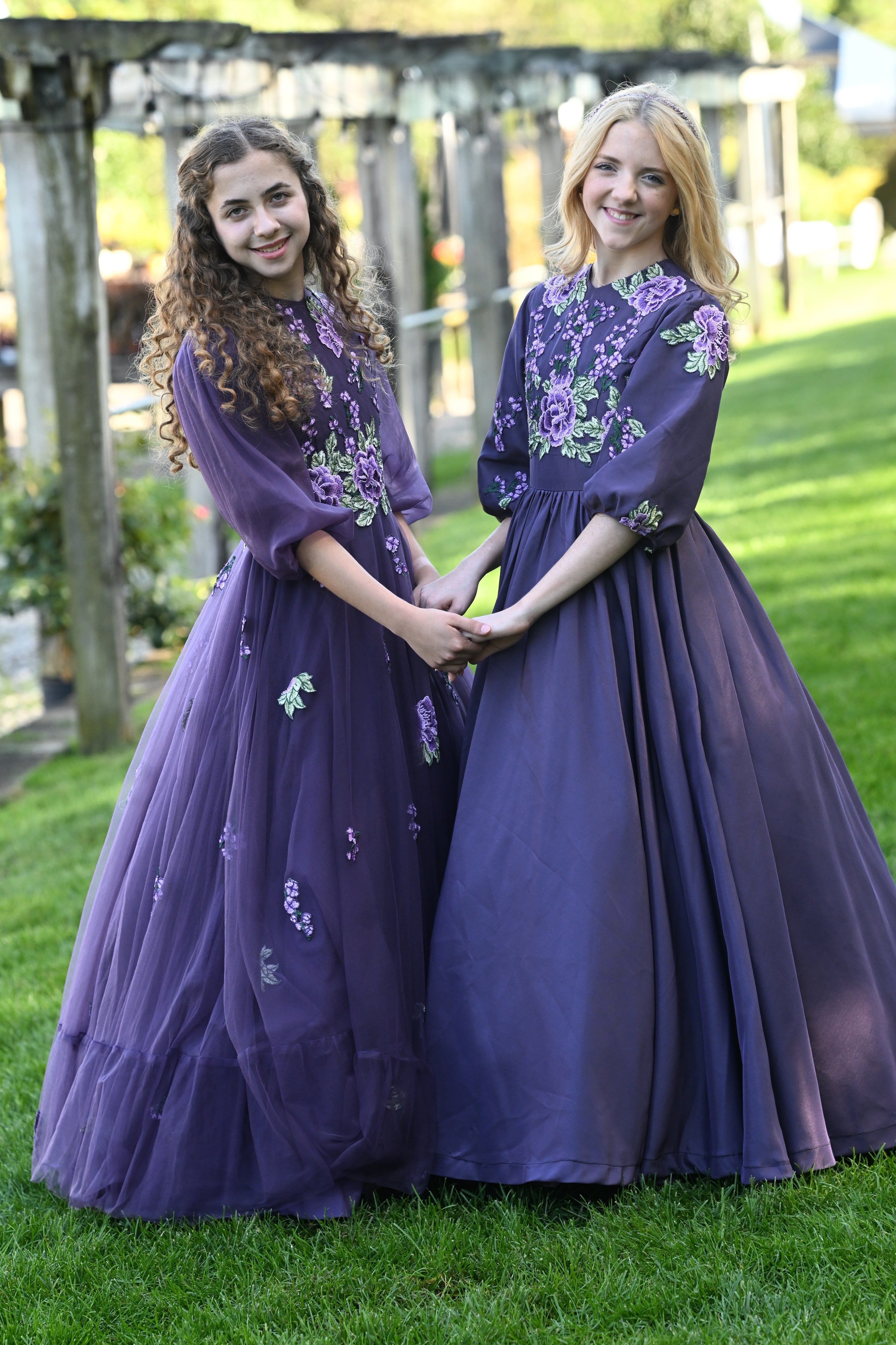 Plum Satinbloom Teen & Plum Petalfall Teen