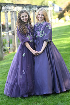 Plum Satinbloom Teen & Plum Petalfall Teen