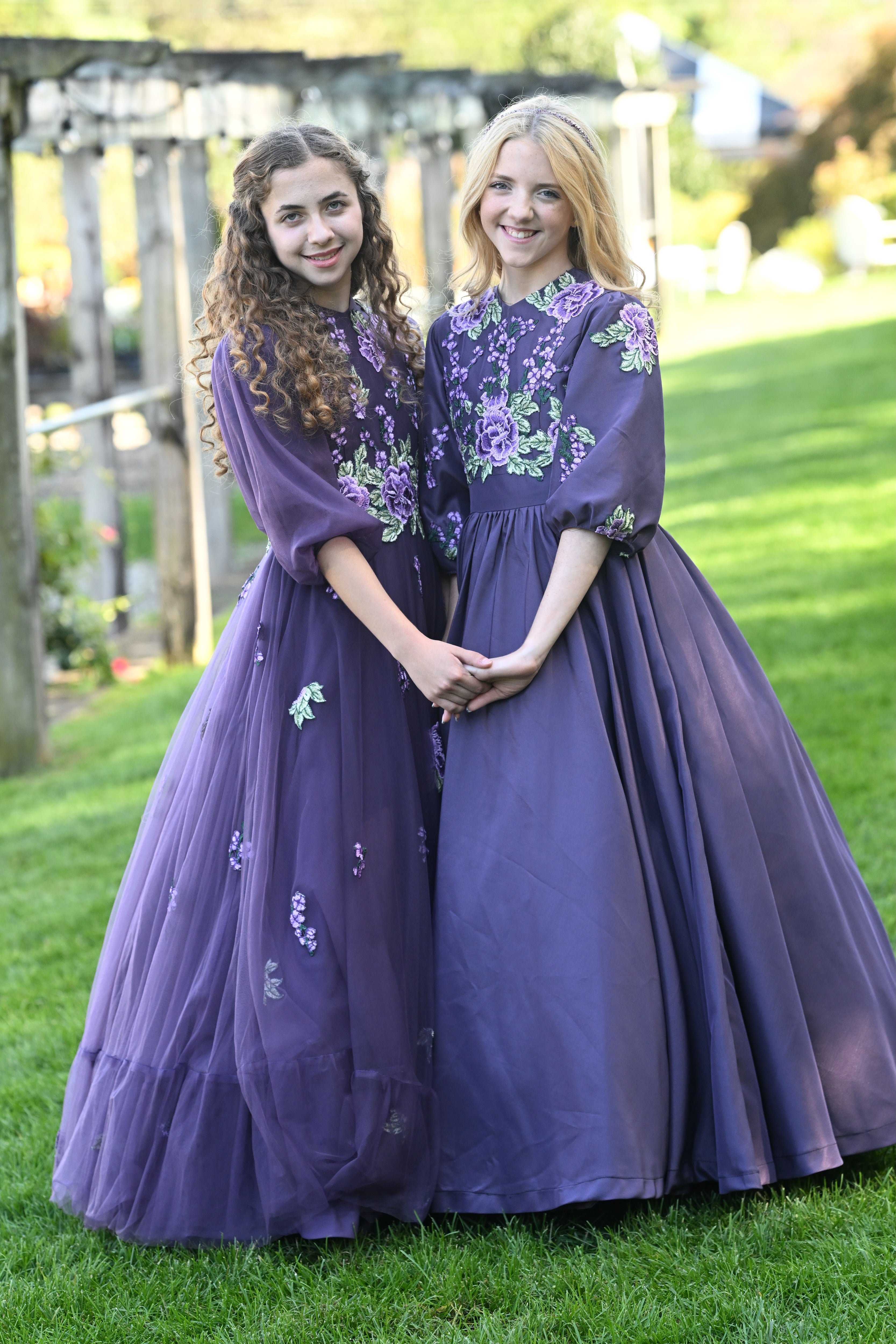 Plum Satinbloom Teen & Plum Petalfall Teen